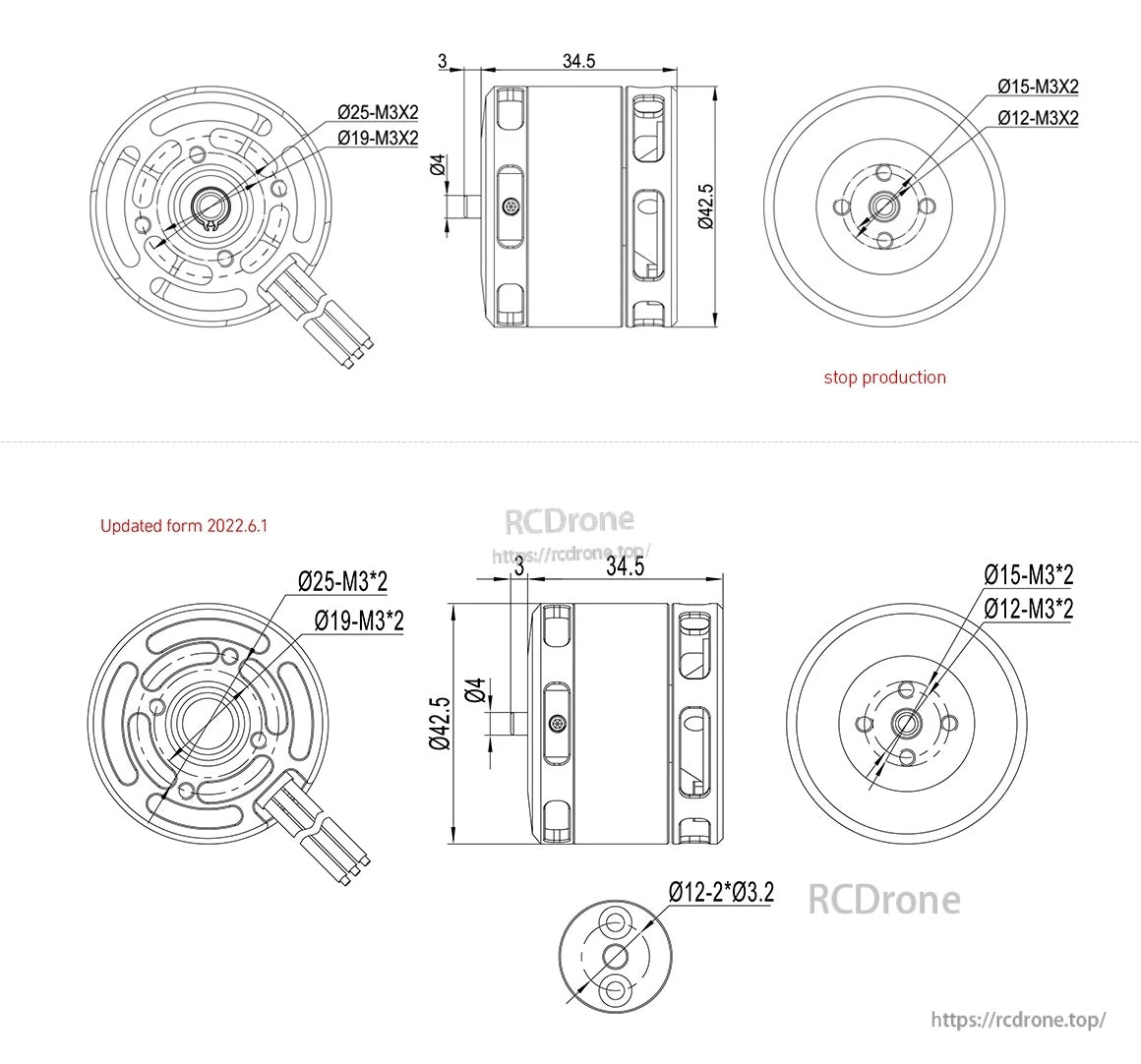 MAD 3515 IPE Drone Motor 350KV/400KV/650KV