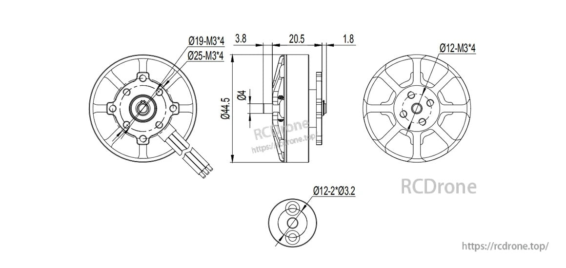 MAD 4008 EEE Drone Motor - 380KV/600KV
