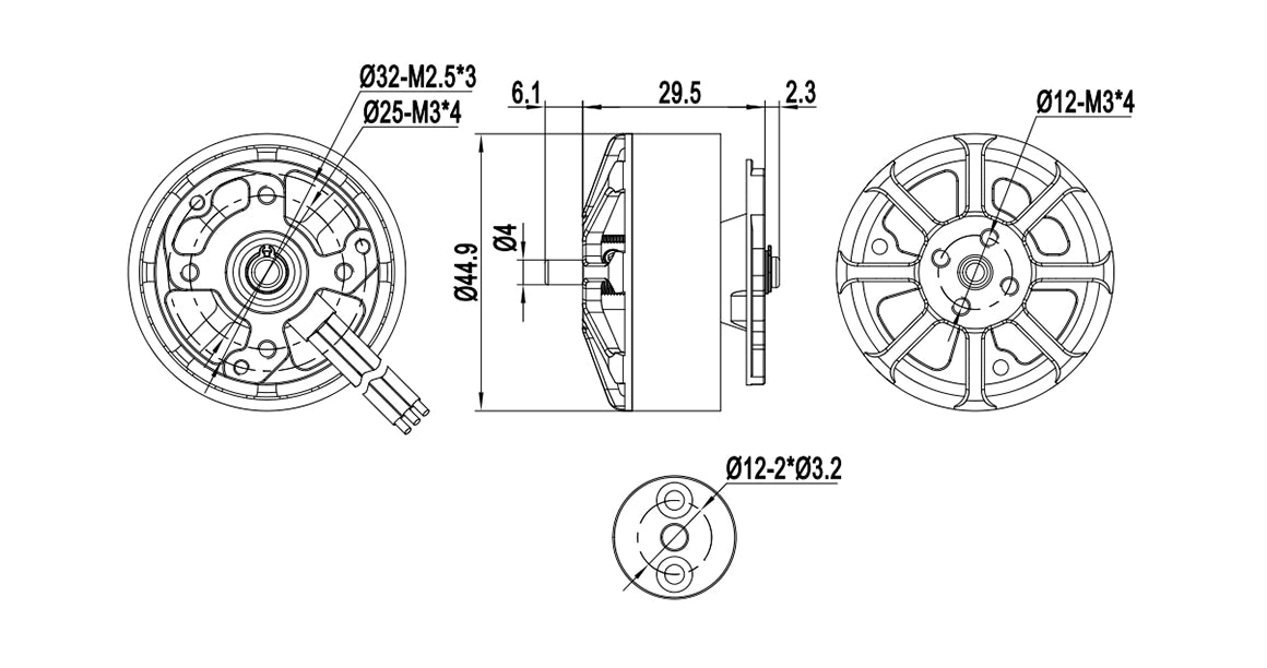 MAD 4012 EEE Drone Motor, Metal vehicle with remote control, suitable for ages 14+, made by MAD COMPONENTS from Mainland China.