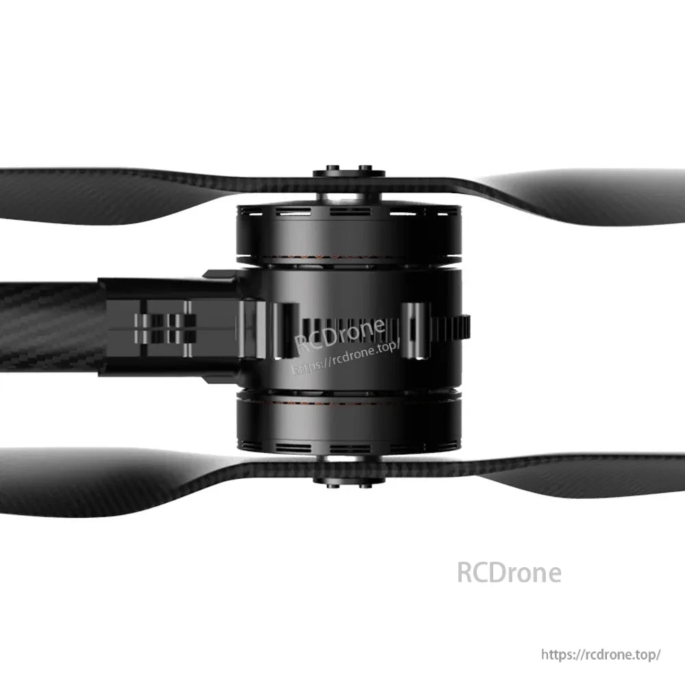 MAD 9X12-II coaxial drone arm with central motor mount and stacked top and bottom propellers