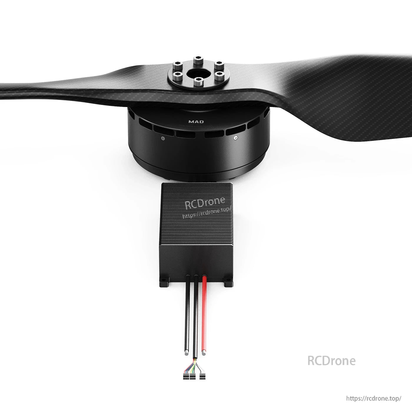 MAD AM30 10KV Power System Kit (Motor, MAD AM30 brushless drone motor with carbon fiber propeller and matching ESC module with wiring leads