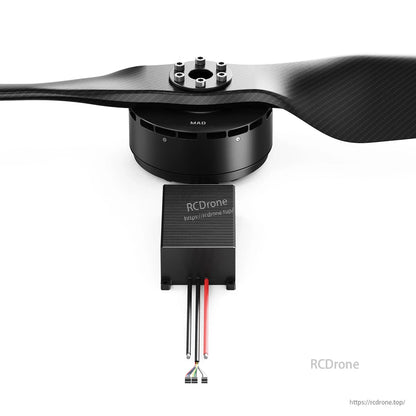 MAD AM30 10KV Power System Kit (Motor, MAD AM30 brushless drone motor with carbon fiber propeller and matching ESC module with wiring leads