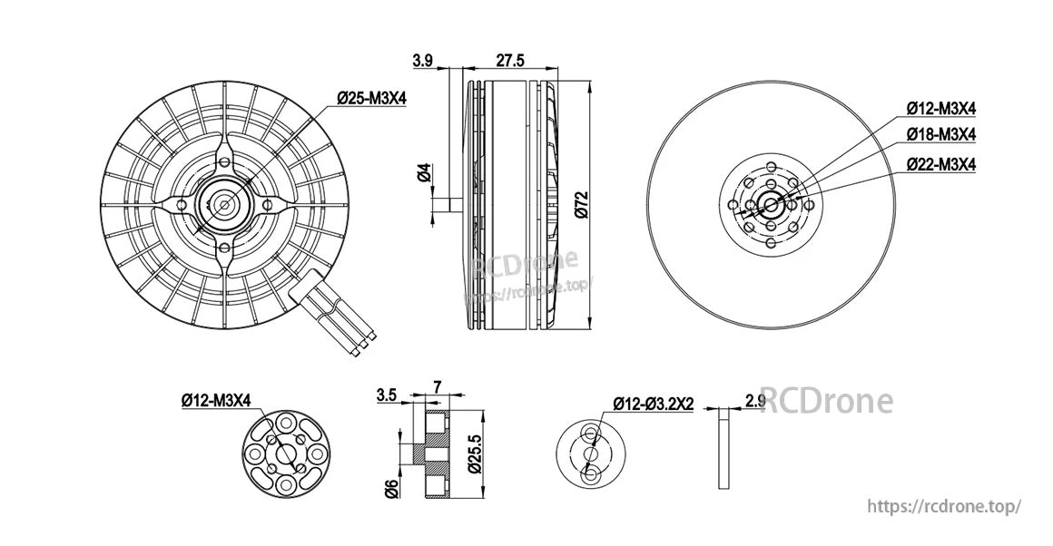 MAD Antimatter M6C08 IPE V3 Drone Motor