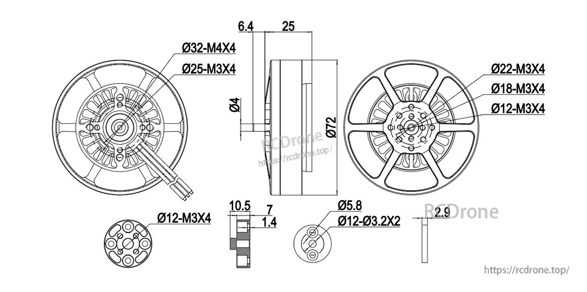 MAD Antimatter M6C10 EEE Drone Motor
