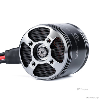 MAD BANSHEE CM3120 V1.0 FPV drone motor with black housing, silver end plate, and red/black wires