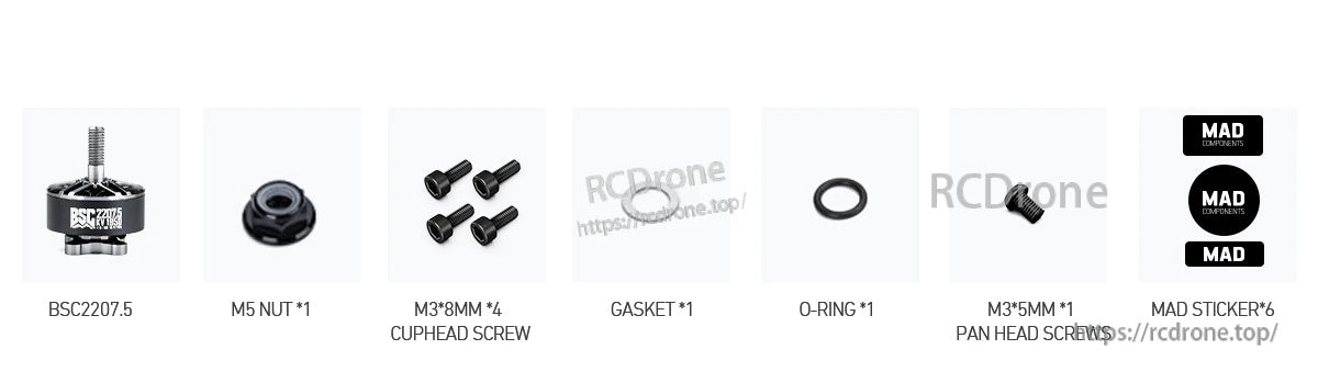 MAD BSC 2207.5 FPV drone motor