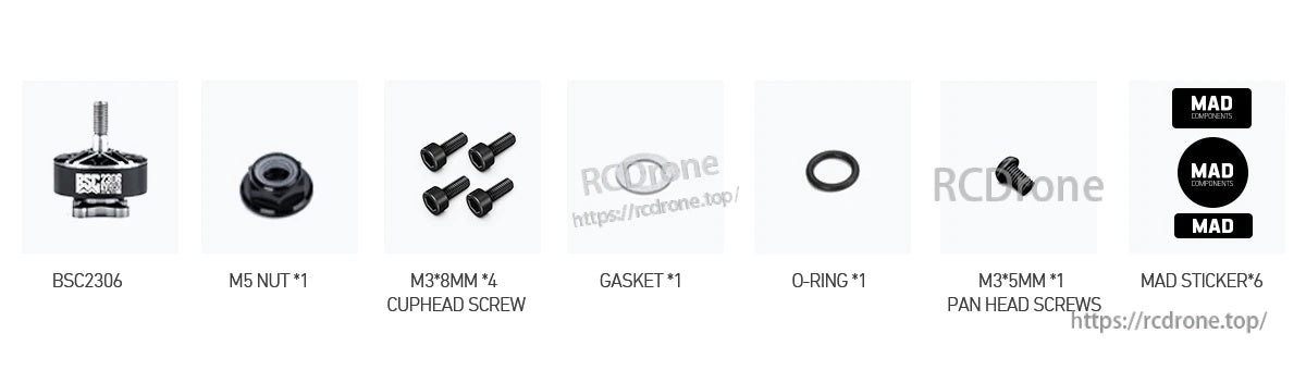 MAD BSC 2306 FPV drone motor