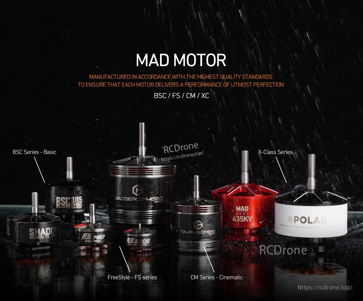MAD BSC 2407 FPV drone motor