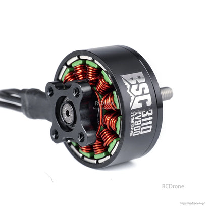 MAD BSC3110 V1.0 900KV FPV Drone Motor, MAD BSC3110 V1.0 900KV FPV drone brushless motor with exposed copper windings and black bell housing