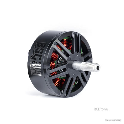 MAD BSC3110 V1.0 900KV FPV Drone Motor, MAD BSC3110 V1.0 900KV FPV drone brushless motor with vented black bell and threaded shaft
