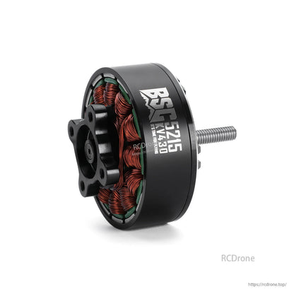 MAD BSC5215 430KV FPV Drone Brushless Motor, MAD BSC5215 430KV brushless FPV drone motor with exposed copper windings and threaded shaft