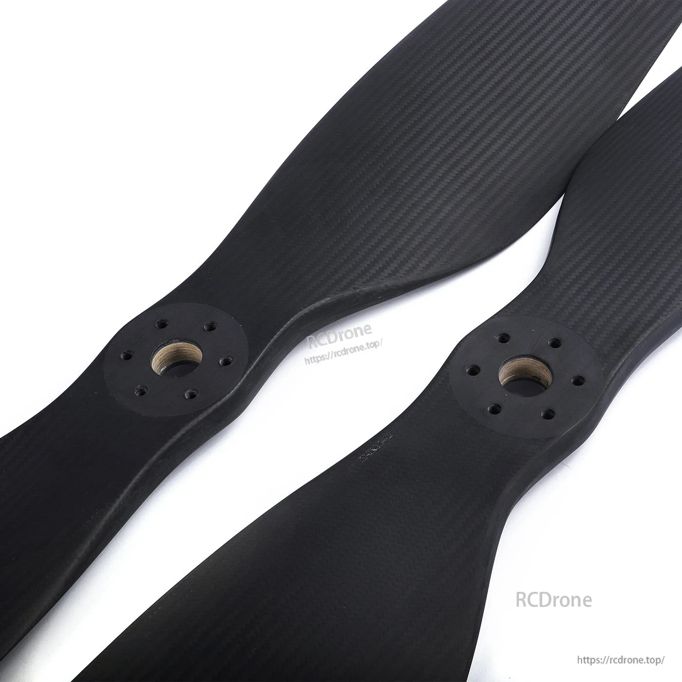 MAD CB2 matte carbon fiber paramotor propeller blades with M6 6-hole hub mount and reinforced center bore