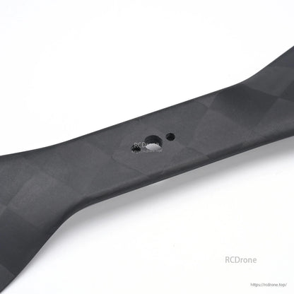 MAD CB2 PRO 17x5.8 inch Carbon Fiber Propeller, Close-up of MAD CB2 PRO 17x5.8 carbon fiber propeller blade with center mounting holes