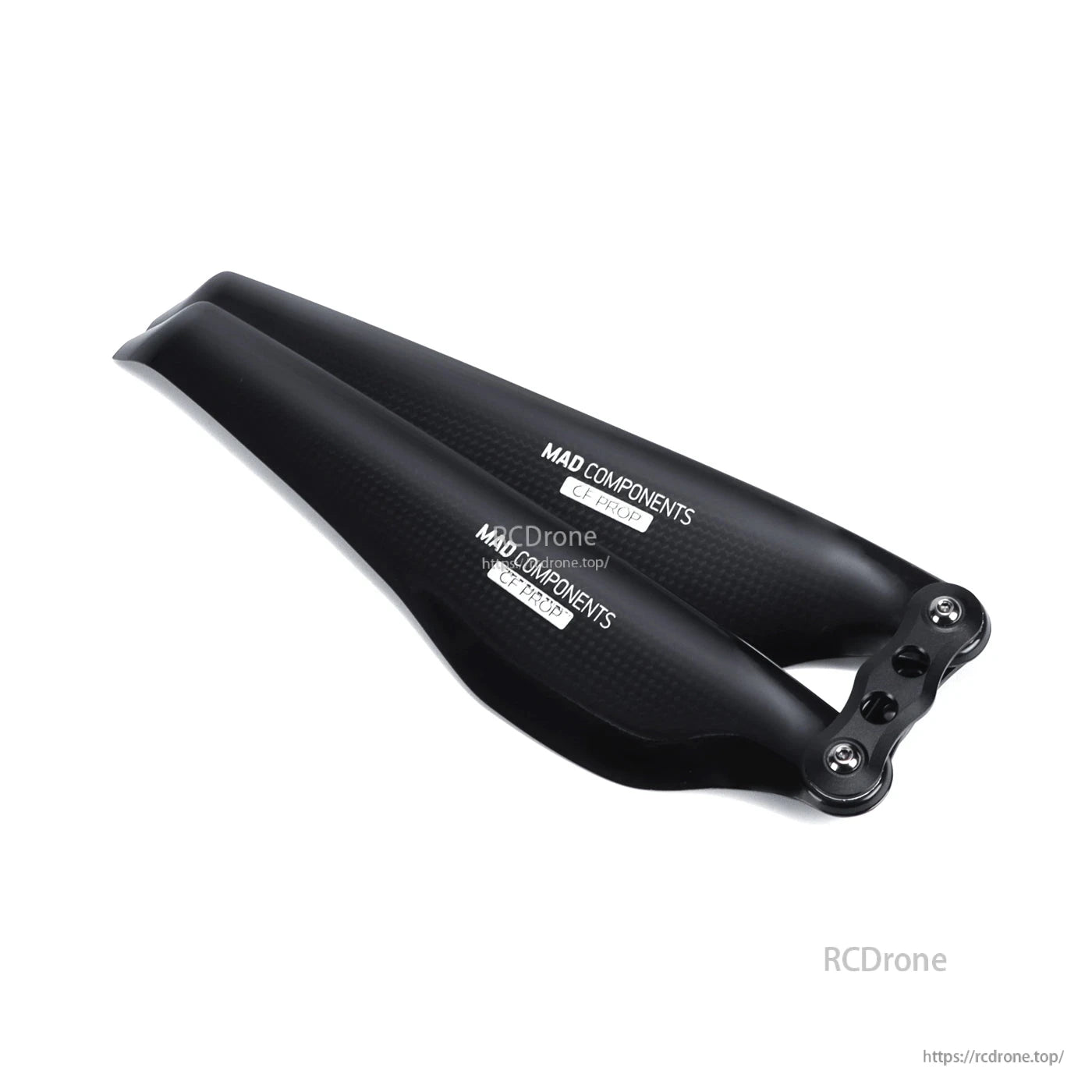 MAD Components FLUXER Pro carbon fiber folding propeller blades with mounting hub for multirotor drone