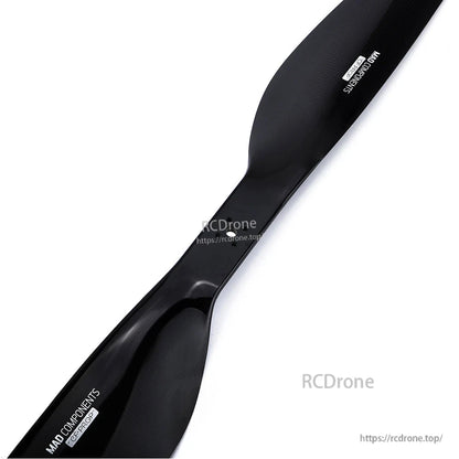 MAD FLUXER 36x11.5 Inch Series Drone Propeller, Black MAD FLUXER 36x11.5 inch series two-blade drone propeller with MAD Components branding