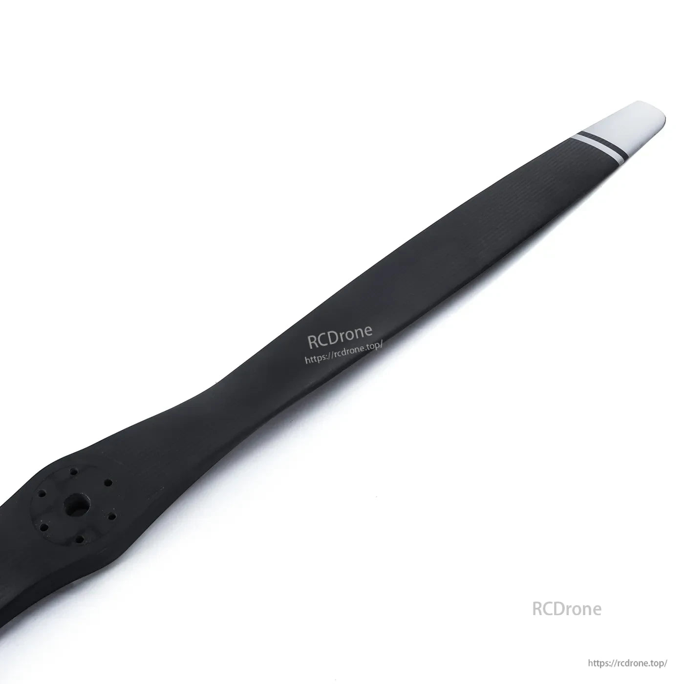 MAD FLUXER CB2 72x31 Inch Carbon Fiber Propeller, MAD FLUXER CB2 carbon fiber propeller blade with mounting holes and white tip marking