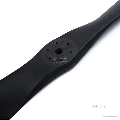 MAD FLUXER CB2 72x31 Inch Carbon Fiber Propeller, MAD FLUXER CB2 carbon fiber propeller with central hub and mounting holes, black 72x31 inch