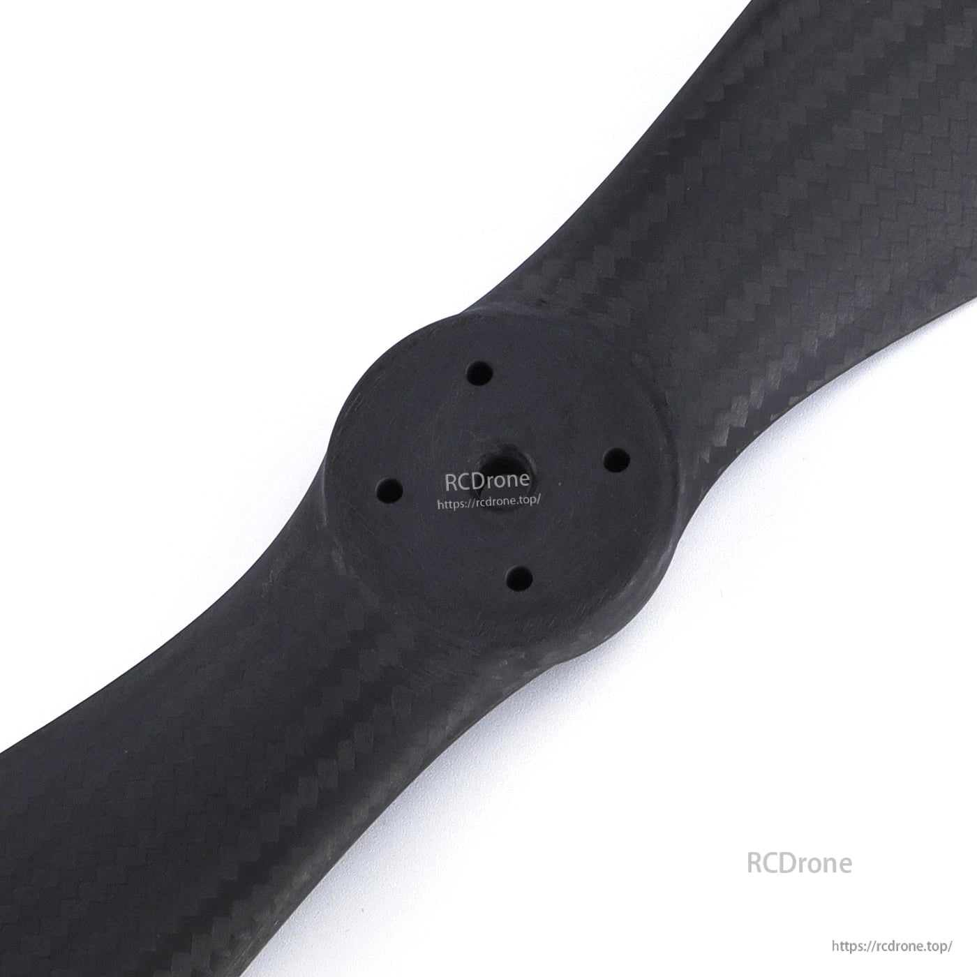 MAD FLUXER VTOL Carbon Fiber Propeller, Carbon fiber VTOL drone propeller with woven finish and multi-hole hub for mounting