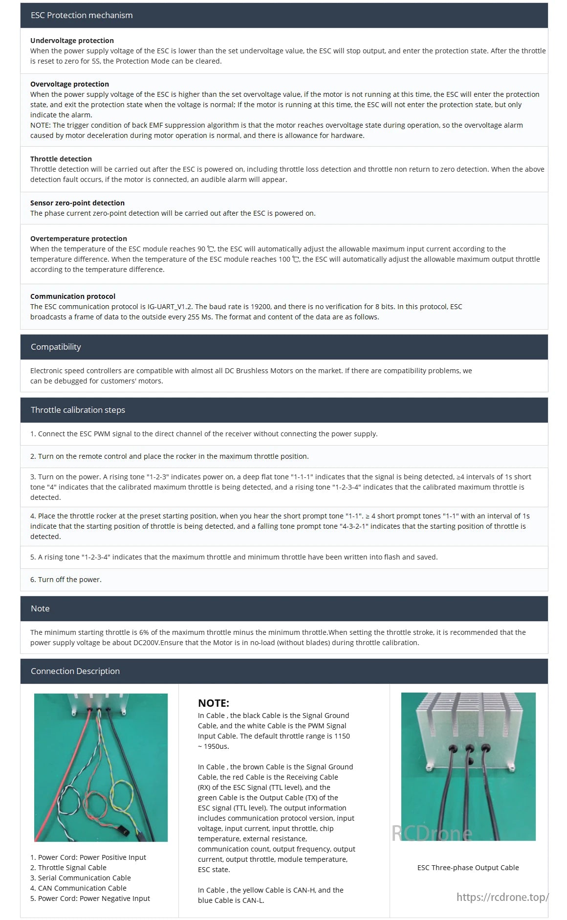 MAD AMPX FOC 30A 80~440V ESC for delivery heavey multirotor MAD AMPX FOC 30A 80~440V ESC for delivery heavey multirotor