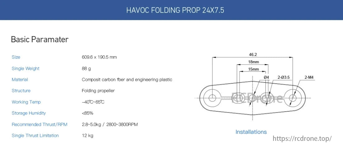 MAD Havoc Drone Propeller, The image shows the Pythagorean theorem in Chinese characters: \(x^2 + y^2 = z^2\), relating the sides of a right triangle.