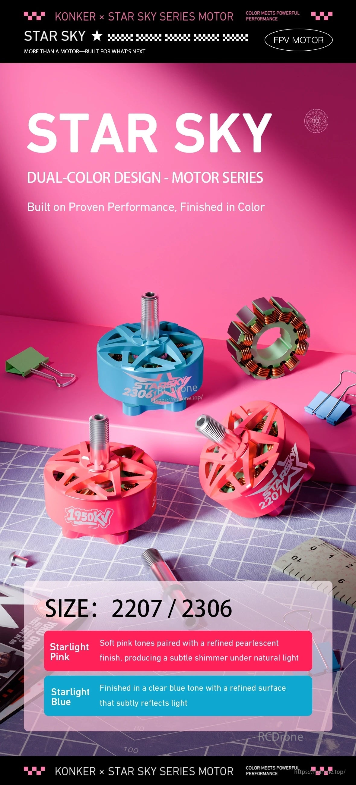 MAD KONKER 2207/2306 FPV Drone Motor