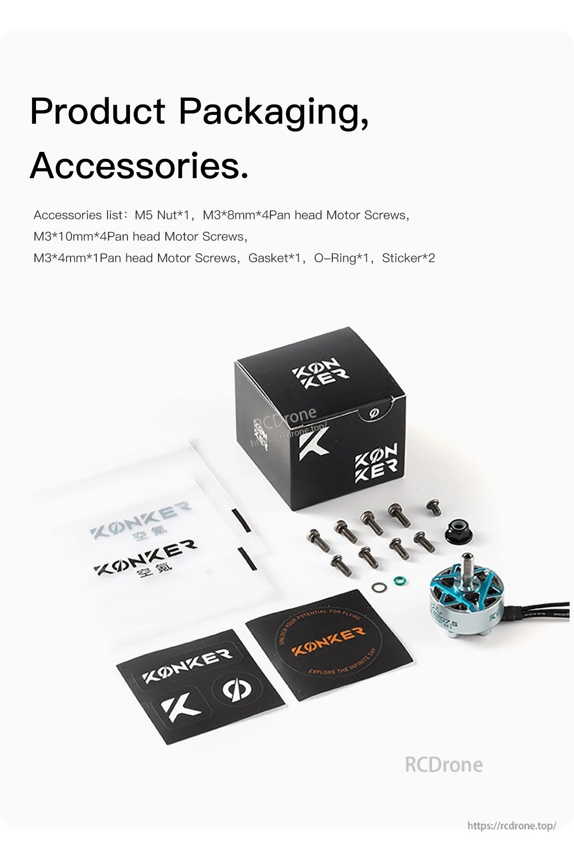 MAD KONKER 2306.5 FPV Motor 1960KV