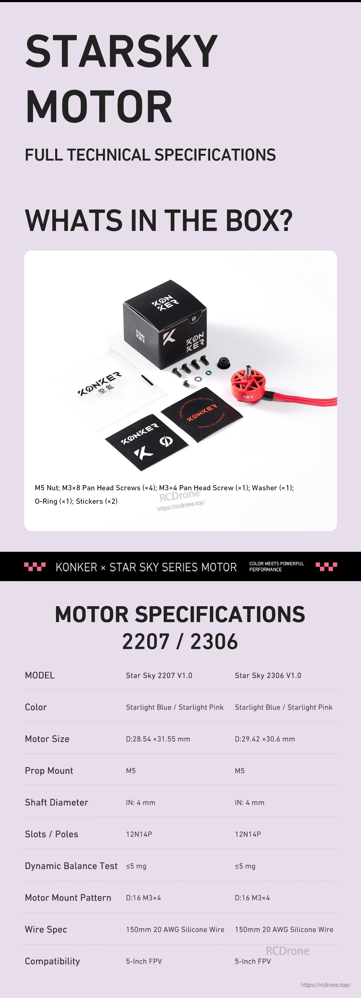 MAD KONKER 2207/2306 FPV Drone Motor