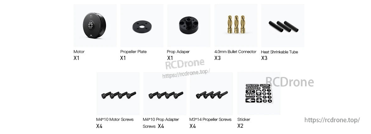 MAD M10 IPE V2.0 Angular Contact Ball Bearing Version Drone Motor