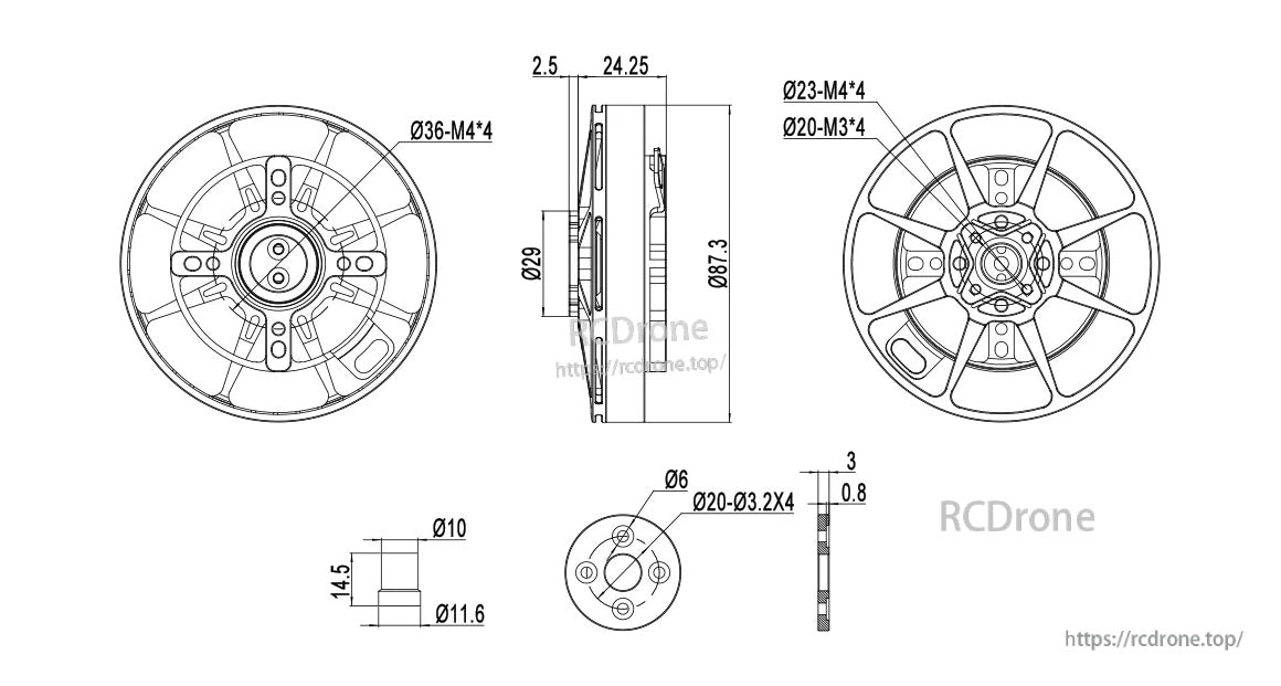 MAD M8S C08 (8108) EEE V1 brushless drone motor