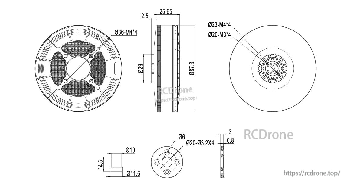 MAD M8S C08 (8108) IPE V1.0 brushless drone motor