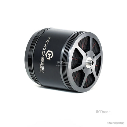 MAD MOVO CM5330 V1.0 FPV motor with black housing, ventilated end bell, and central threaded output shaft