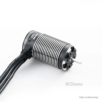 MAD Runner4990 RC Car Brushless Motor, MAD Runner 4990 RC car brushless motor with finned aluminum can, 3-wire lead and exposed output shaft