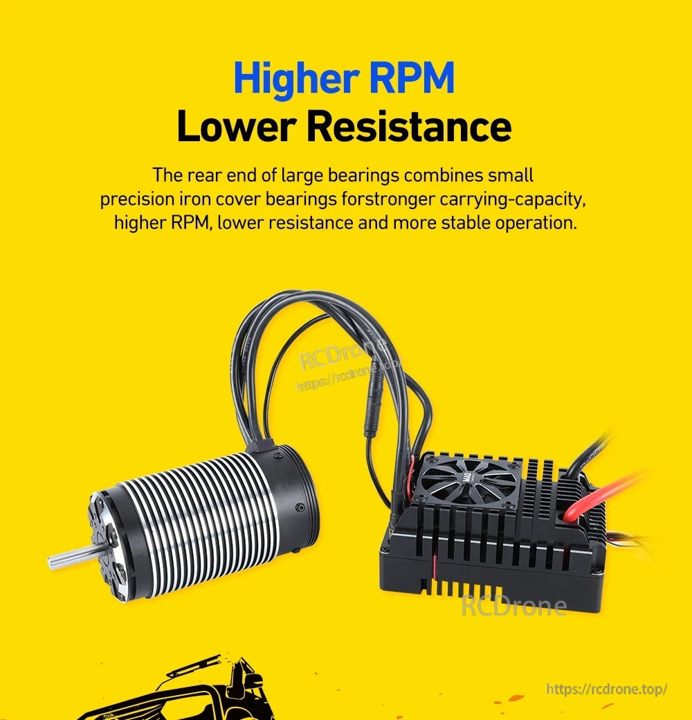 MAD Runner4990 Sensored Brushless Motor For RC Cars (3~8S/1650KV)