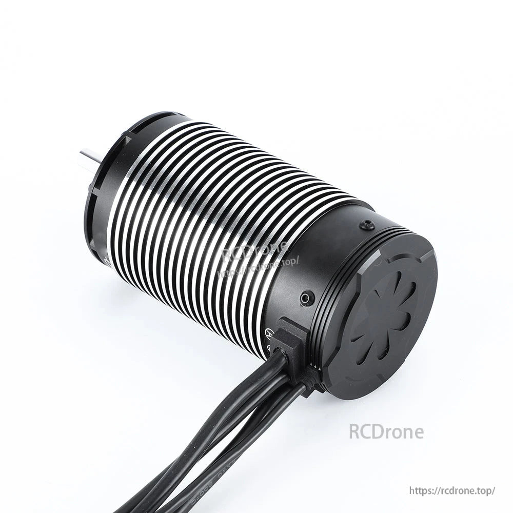 MAD Runner70125 sensored brushless motor with finned aluminum can and attached lead wires