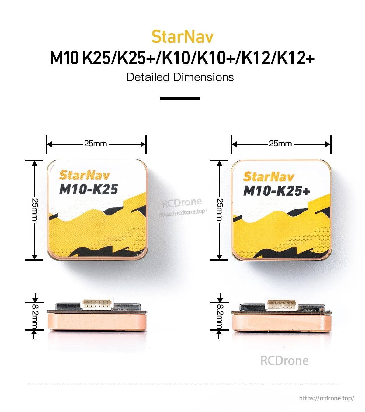MAD StarNav M10 GPS and Beidou Module w/Compass for FPV Drone