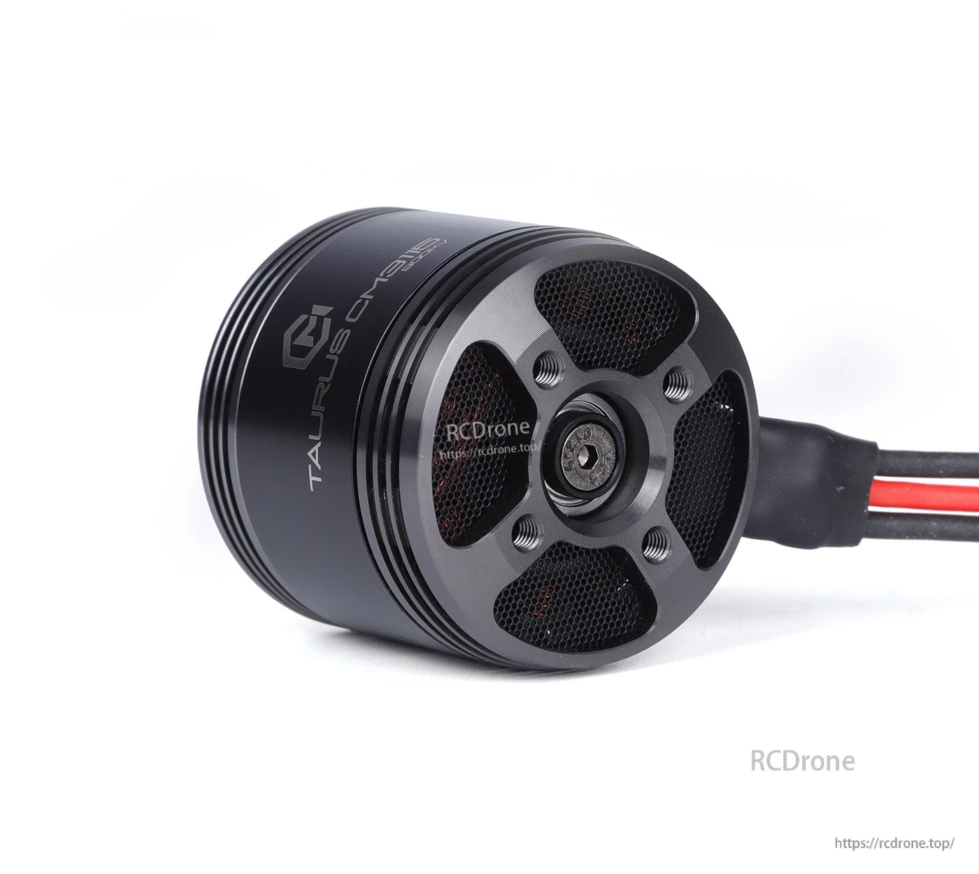 MAD TAURUS CM3115 FPV Drone Motor, MAD TAURUS CM3115 FPV drone brushless motor with black housing, vented faceplate, and red/black power leads
