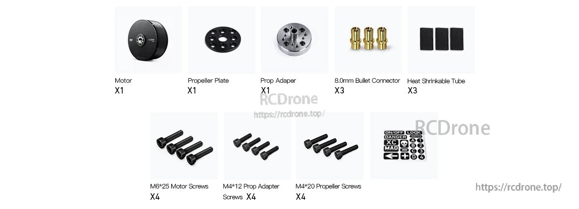 MAD V128 EVTOL UAV Drone Motor