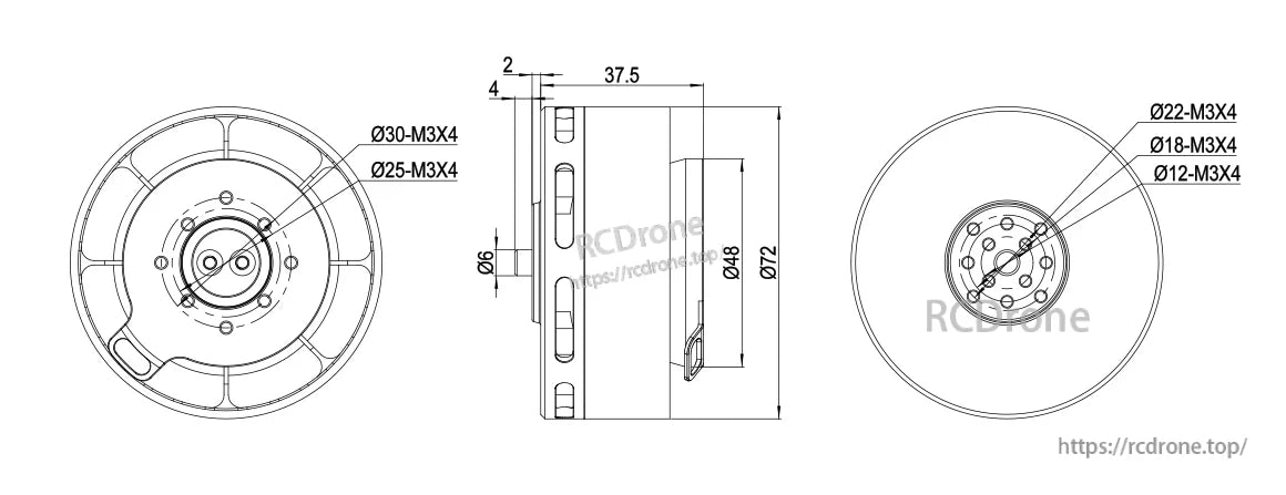 MAD V68 Pro IPE eVTOL Drone Motor