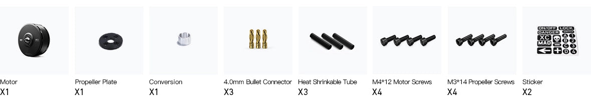 MAD V8015 PRO IPE Feathering propeller Autocenter eVTOL Drone Motor