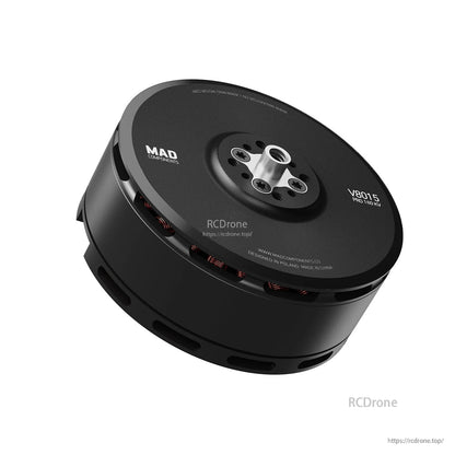 MAD V8015 Pro 180KV brushless drone motor with top mounting plate and multiple bolt holes