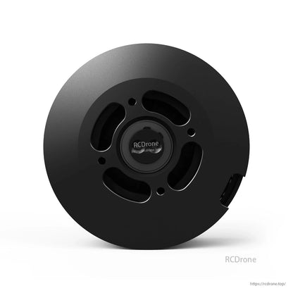 MAD V8015 PRO eVTOL drone motor with round black housing, vented cutouts, and central RCDrone hub cap