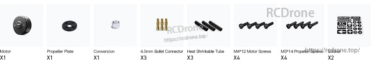 MAD V8017 PRO IPE Feathering propeller Autocenter eVTOL Drone Motor