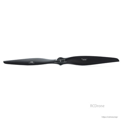 MAD VC 24-inch carbon fiber fixed-wing drone propeller with two black blades and a woven finish