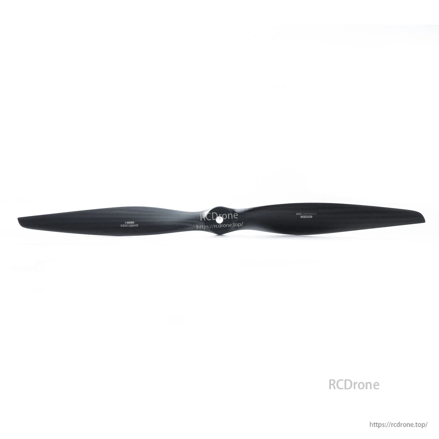 MAD Voyager VC 17x10-R carbon fiber two-blade propeller, right-hand rotation, black finish