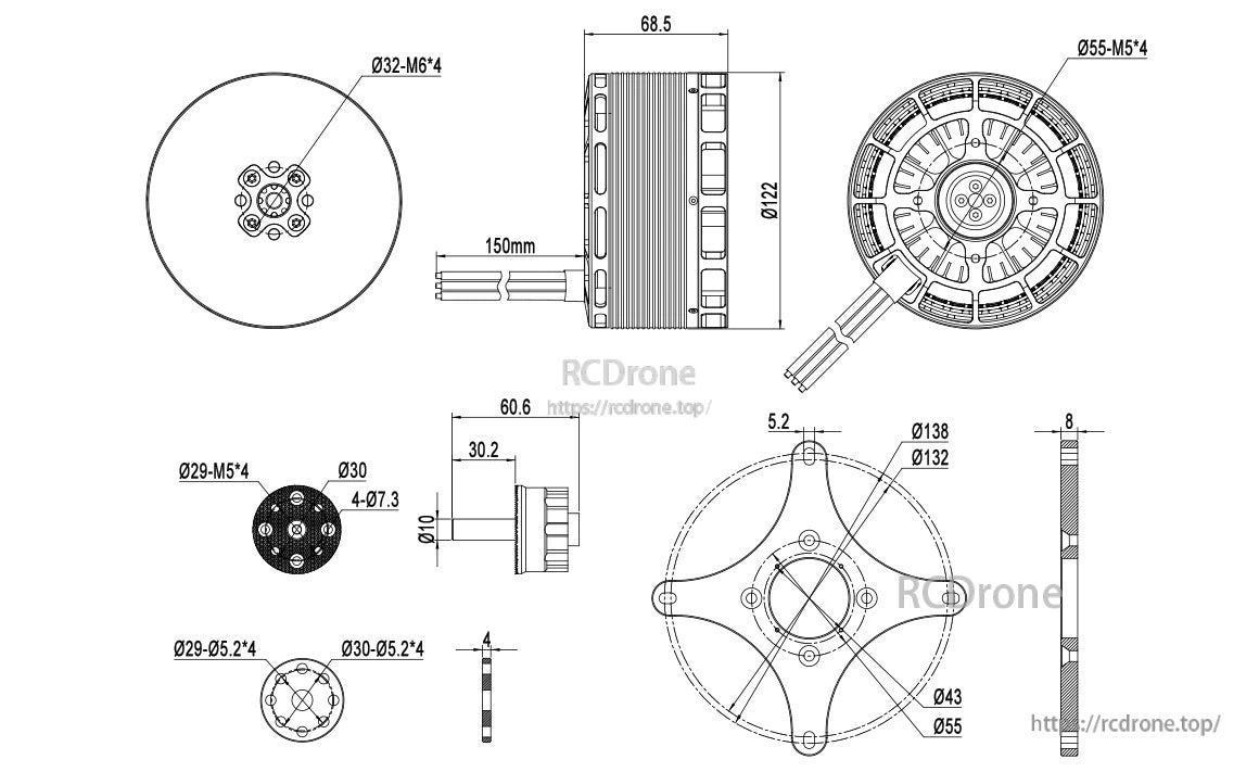 MAD X1035 drawing and mount holes