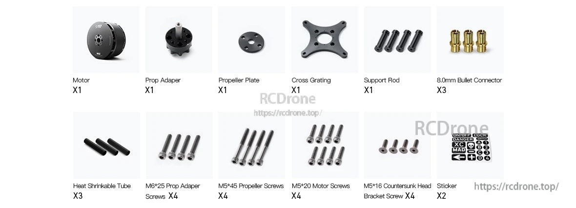 MAD X1035 accessories