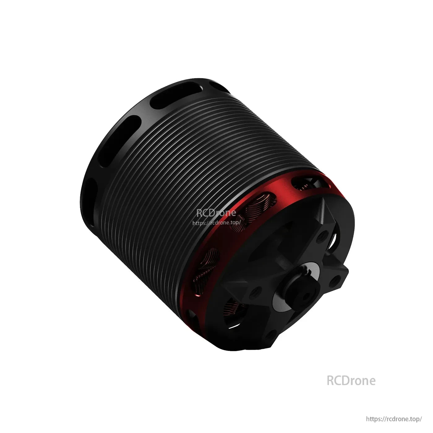 MAD X4229 IPE V1.0 short shaft brushless eVTOL airplane drone motor with black ribbed housing and red ring