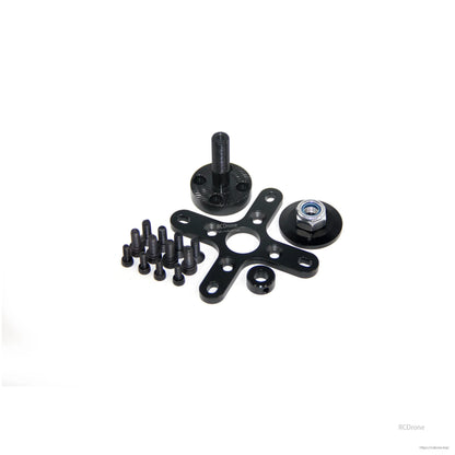 MAD X4229 eVTOL Airplane Drone Motor, Mounting hardware kit for MAD X4229 eVTOL drone motor with cross mount plate, screws, and locknut