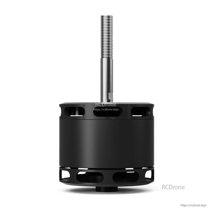 MAD X5225 long-shaft brushless drone motor with black can body and threaded shaft for prop mounting
