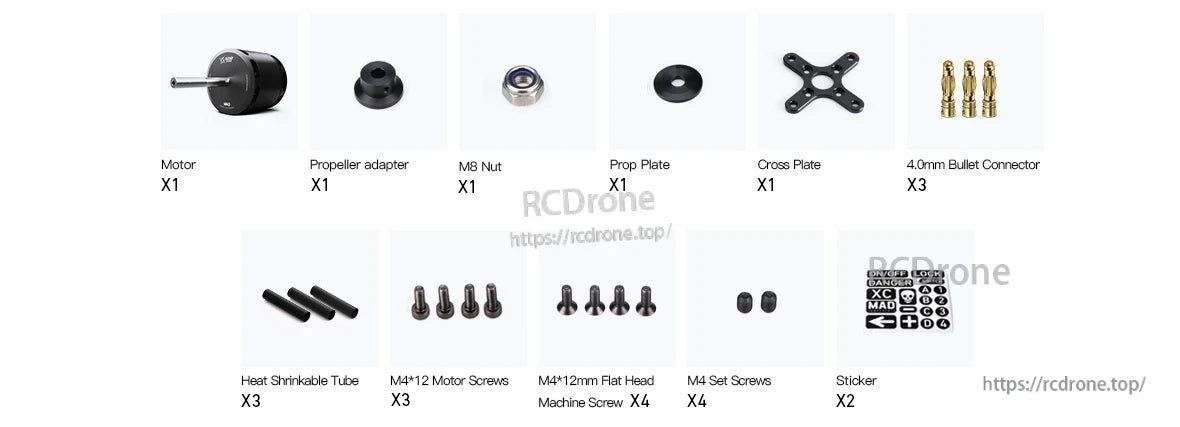 MAD X5230 accessories list